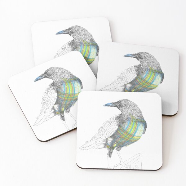 Item preview, Tartan Crow Explores The Neighborhood designed and sold by Anneliese Fris.