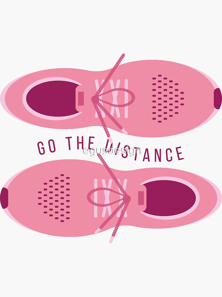 Half Marathon Run Jogging Women's Running Shoe Sticker Vinyl Cut Out 13.1 V2