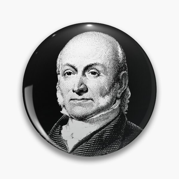 Artikelvorschau, Grafik von Präsident John Quincy Adams entworfen und verkauft von warishellstore.