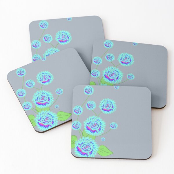 Item preview, Rainbow floral / grey designed and sold by OllieandQuinn.