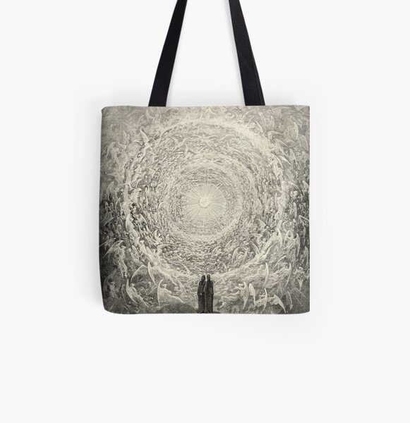 Paradise By Gustave Dore All Over Print Tote Bag