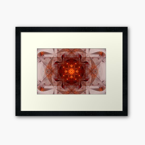 Hell portal Framed Art Print