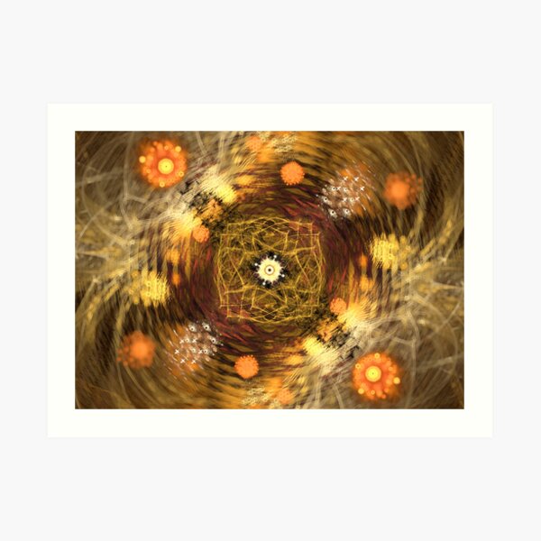 Trembling lights Art Print