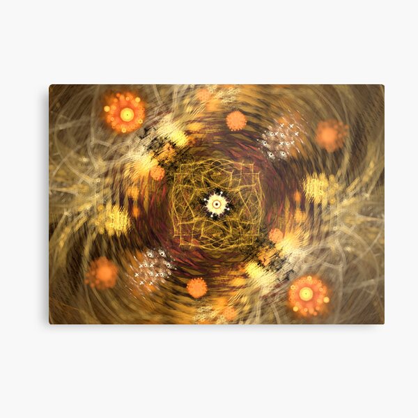 Trembling lights Metal Print
