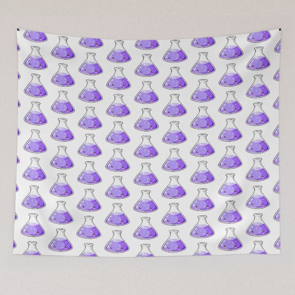 Item preview, Purple Science Beaker Kawaii designed and sold by karspaul.