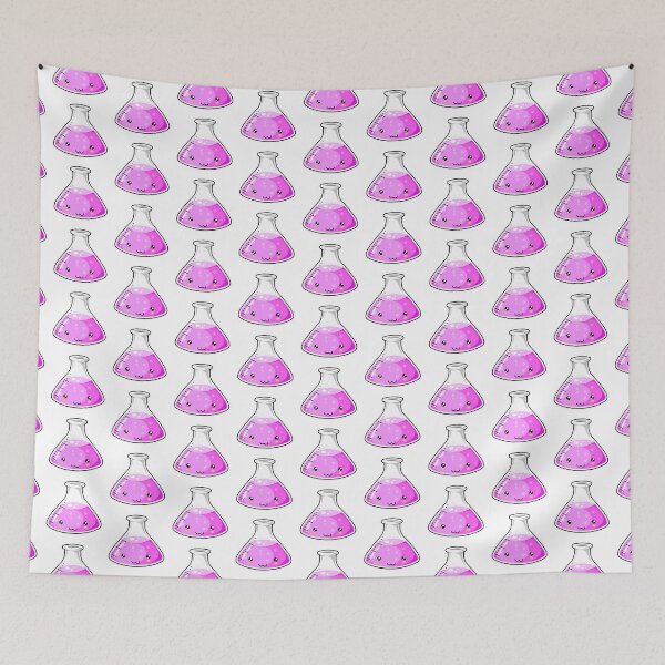 Item preview, Bright Pink Science Beaker Kawaii designed and sold by karspaul.
