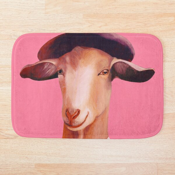 Billy Goat Pink Bath Mat