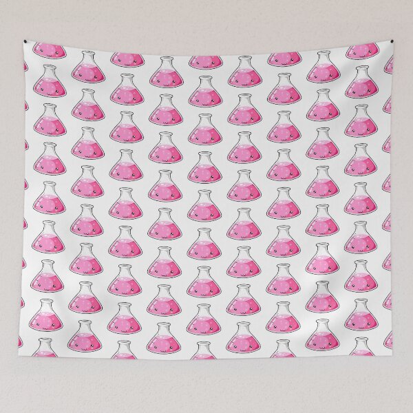 Item preview, Fun Pink Science Beaker Kawaii designed and sold by karspaul.