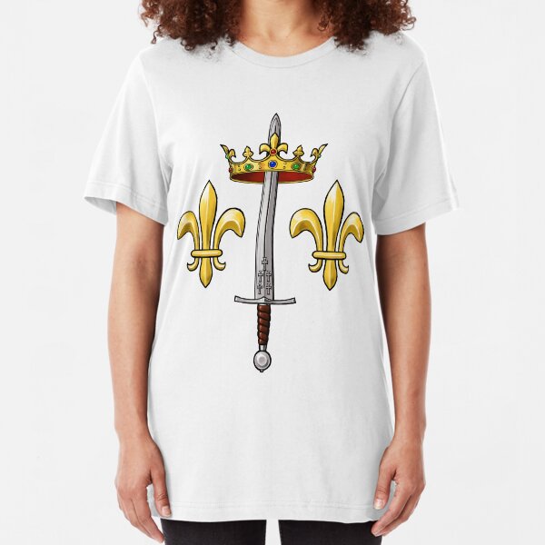 Joan of Arc heraldry Slim Fit T-Shirt