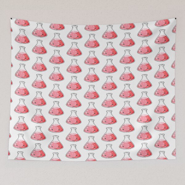 Item preview, Red Science Beaker Kawaii designed and sold by karspaul.