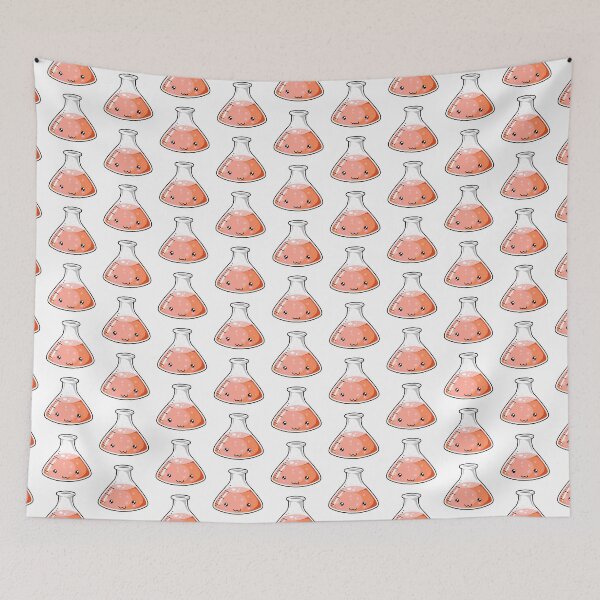 Item preview, Orange Science Beaker Kawaii designed and sold by karspaul.