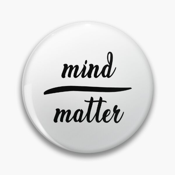 Item preview, Mind over matter sticker designed and sold by schmicol.
