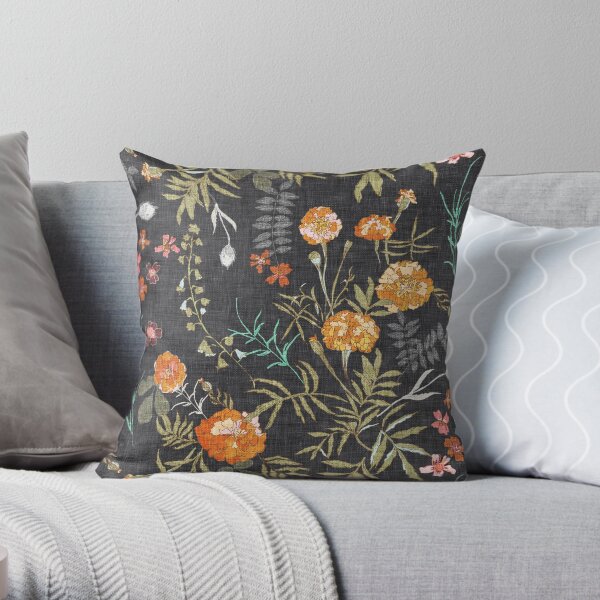 Marigold Love Throw Pillow