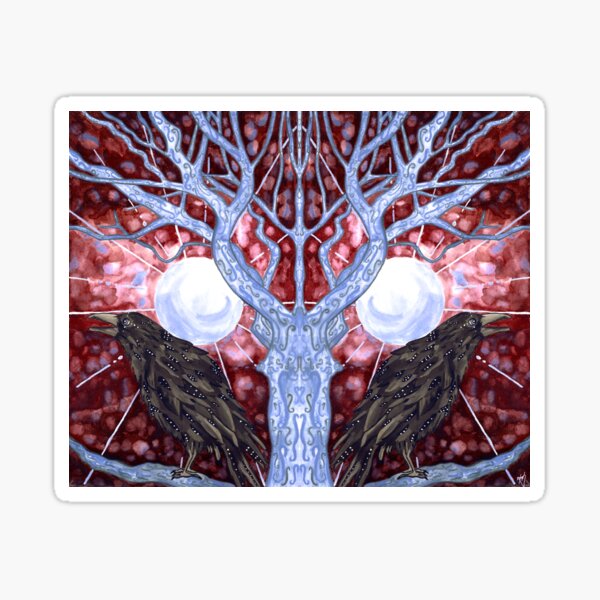 The Mirror Tree Sticker