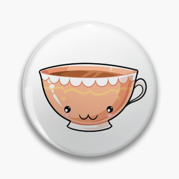 Artikelvorschau, Pfirsich-Teetasse-Teezeit Kawaii entworfen und verkauft von karspaul.