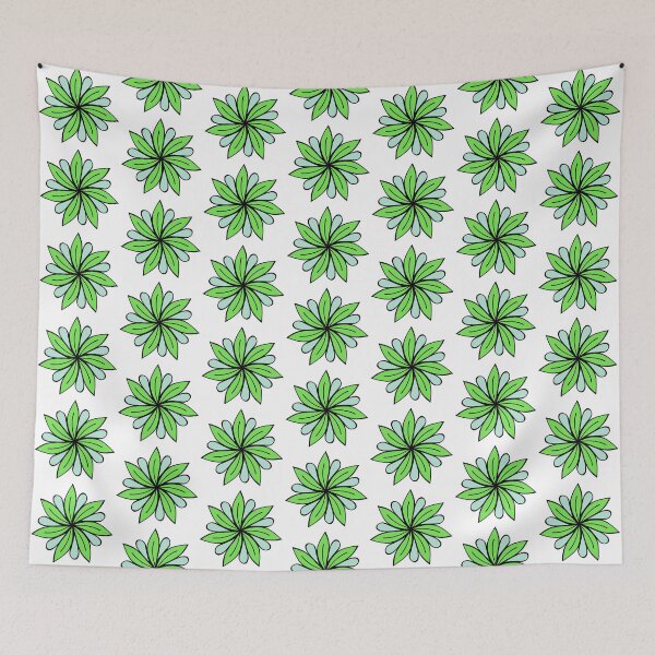 Item preview, Green flower designed and sold by EurekaRoad.