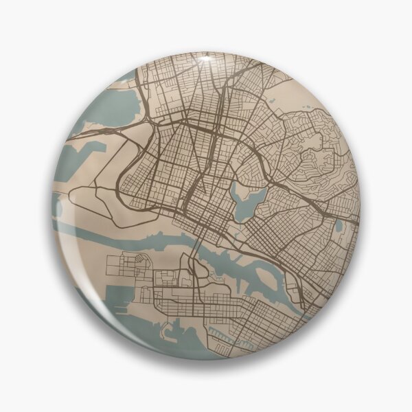 Item preview, Oakland Sepia Map designed and sold by CPTVDesign.