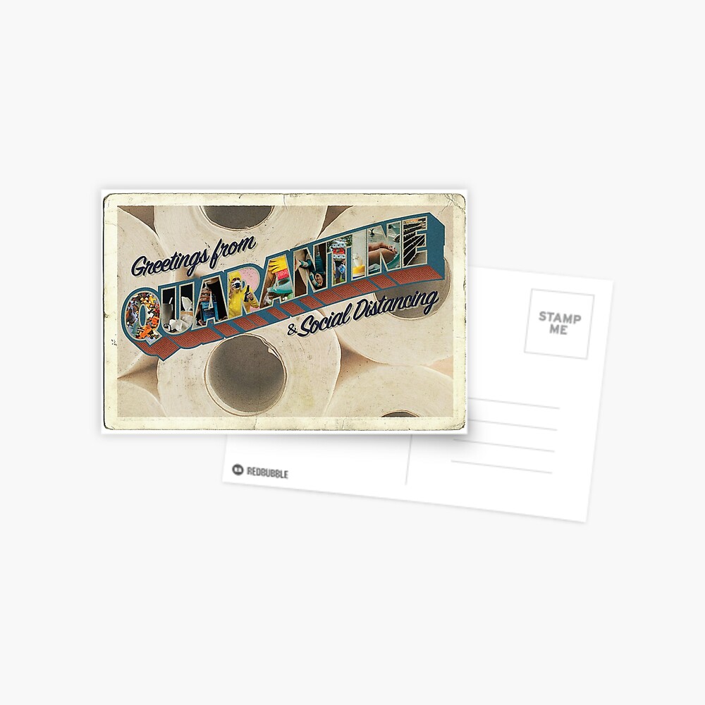 Quarantine Postcard Postcard