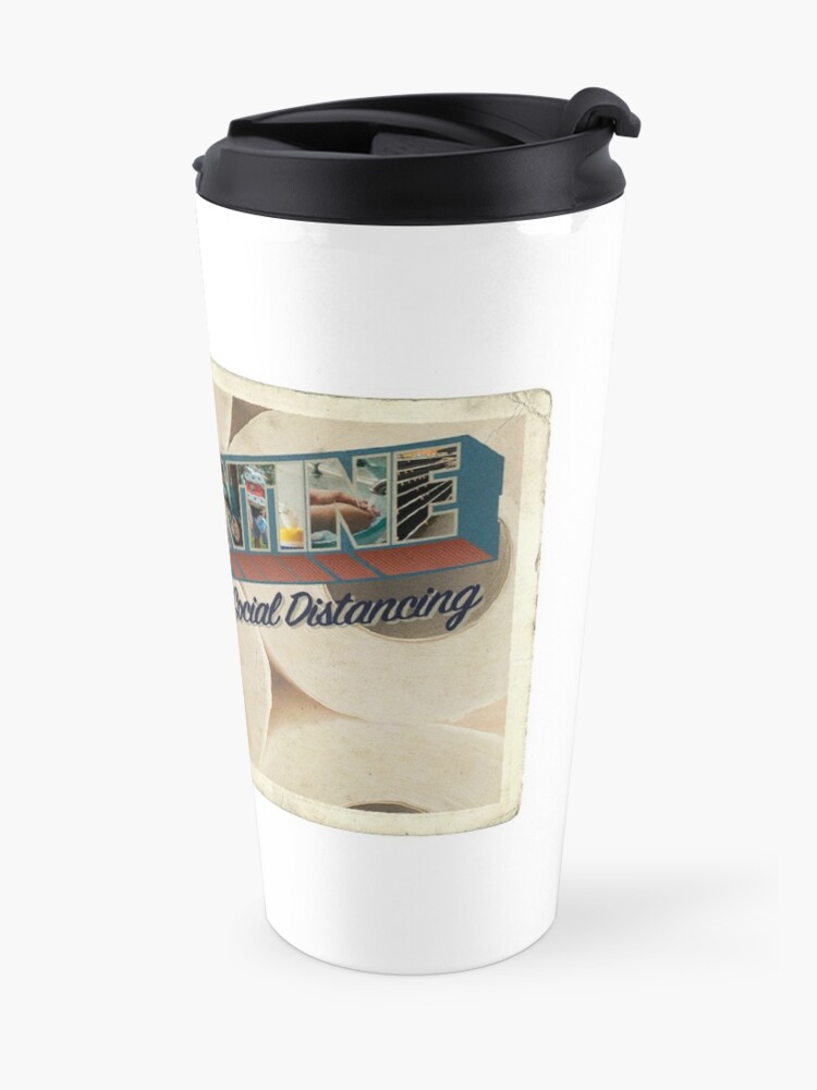 Alternate view of Quarantine Postcard Travel Mug