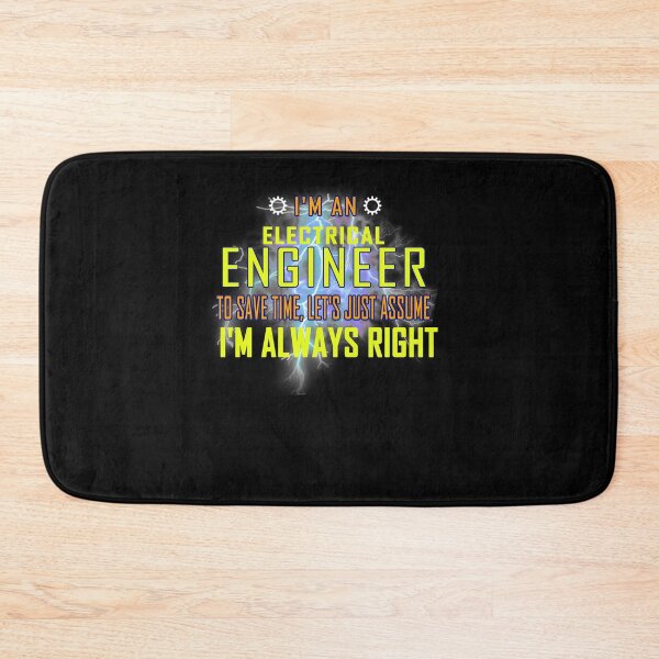 Item preview, Electrical Engineer Funny Let's Just Assume I'm Always Right designed and sold by Apoldi Shop.
