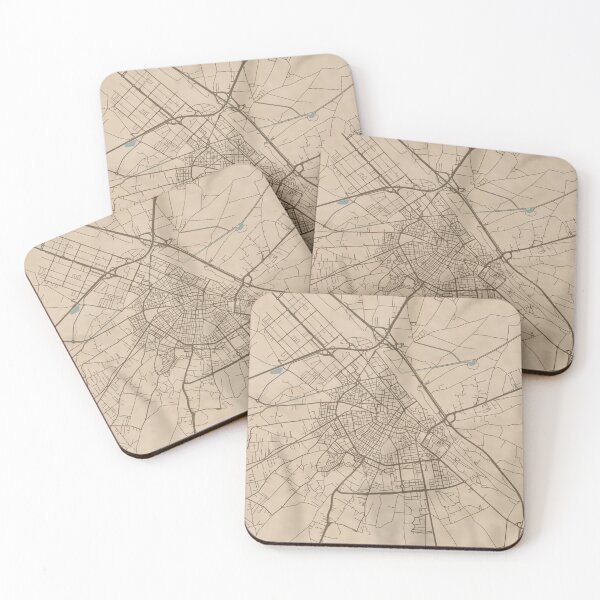 Item preview, Albacete Sepia Map designed and sold by CPTVDesign.