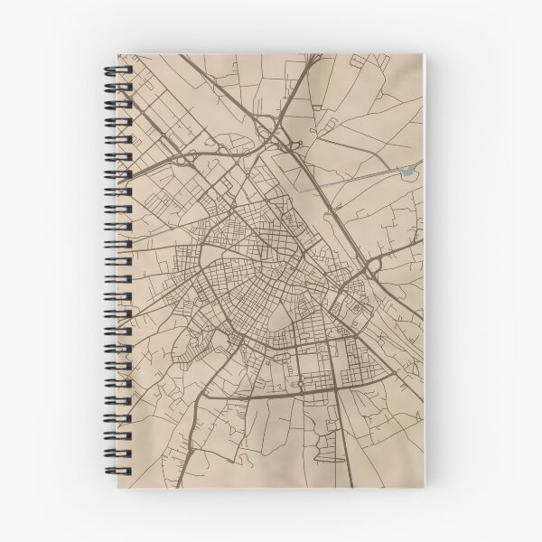 Item preview, Albacete Sepia Map designed and sold by CPTVDesign.