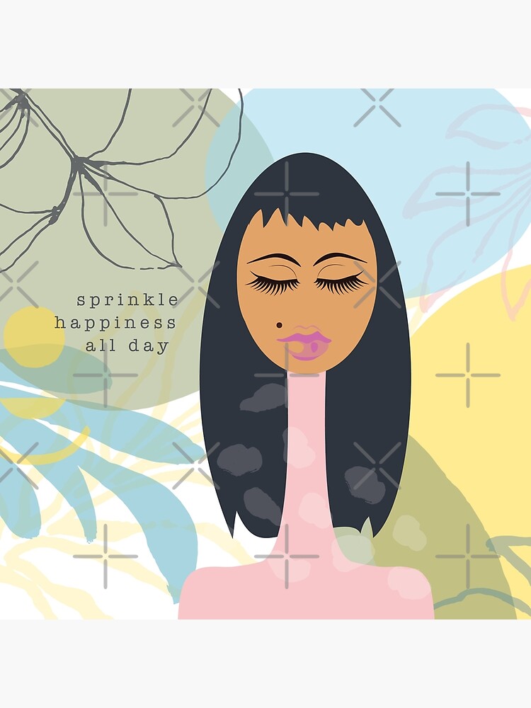 Thumbnail 4 of 4, Pillow, Sprinkle Happiness All Day designed and sold by 6256design.