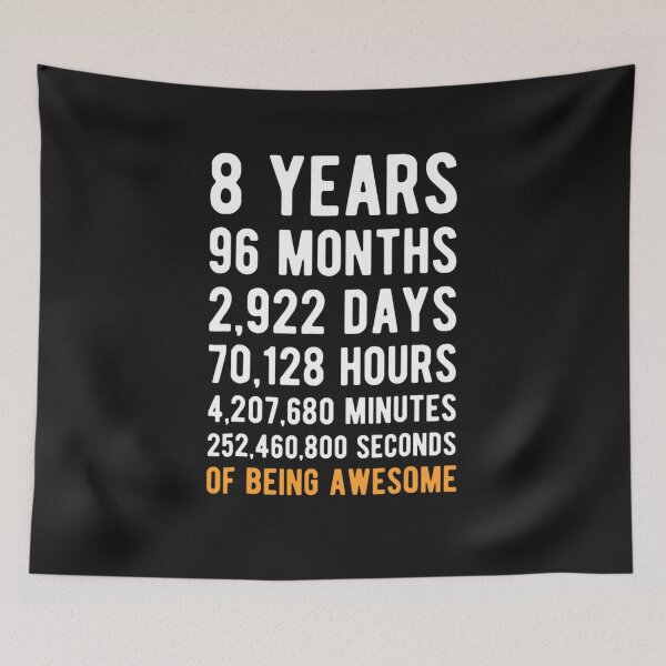 Item preview, 8th Birthday Gift 8 Years Old Being Awesome designed and sold by iBestSellings.