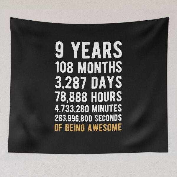 Item preview, 9th Birthday Gift 9 Years Old Being Awesome designed and sold by iBestSellings.
