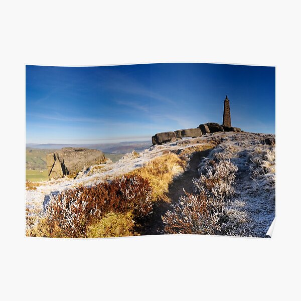 Wainman's Pinnacle, above Cowling Poster