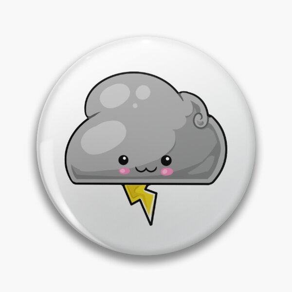 Item preview, Storm Cloud Weather Kawaii designed and sold by karspaul.