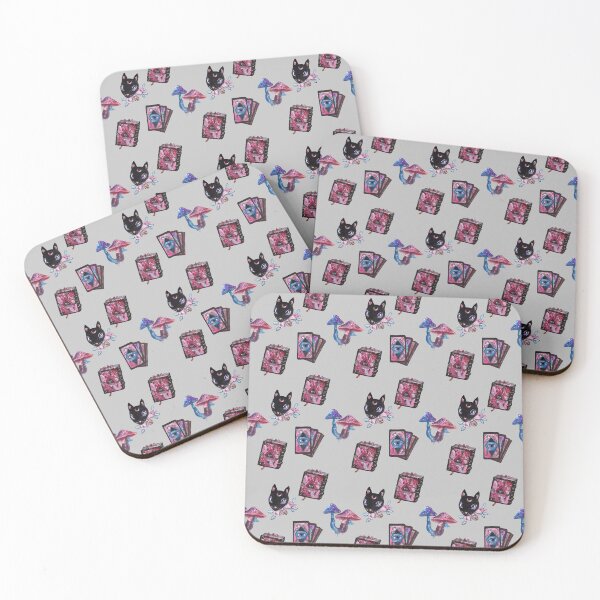 Item preview, Esoteric Black Cat Tarot Pattern designed and sold by hovmedia.