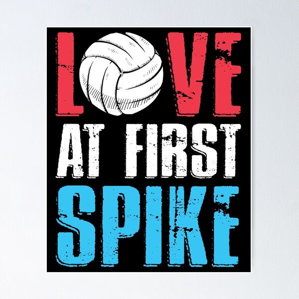 t-shirt design slogan typography love at first spike with