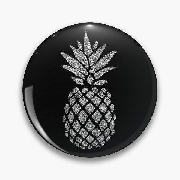 Item preview, Silver Glitter Pineapple designed and sold by maryedenoa.