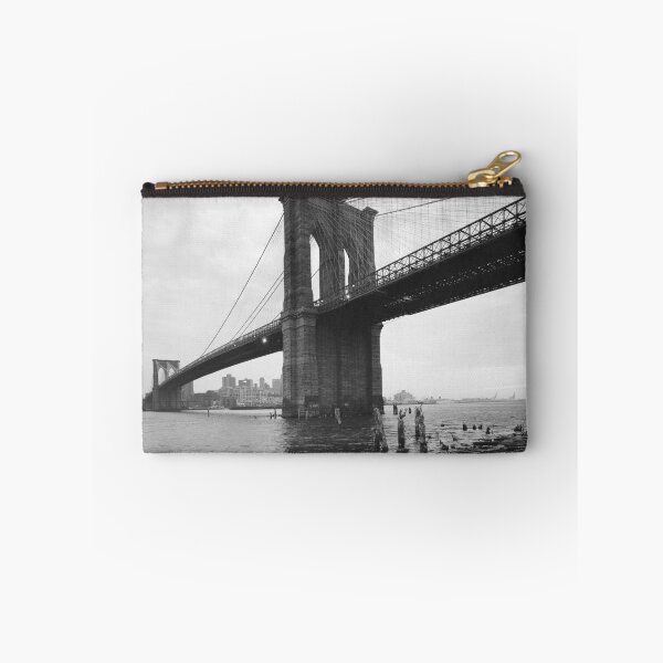 Item preview, Brooklyn Bridge Black and White Photograph designed and sold by BravuraMedia.