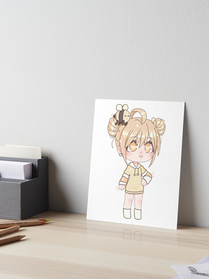 Cute Anime Girl - Gacha Edit Hardcover Journal for Sale by BambooBanana