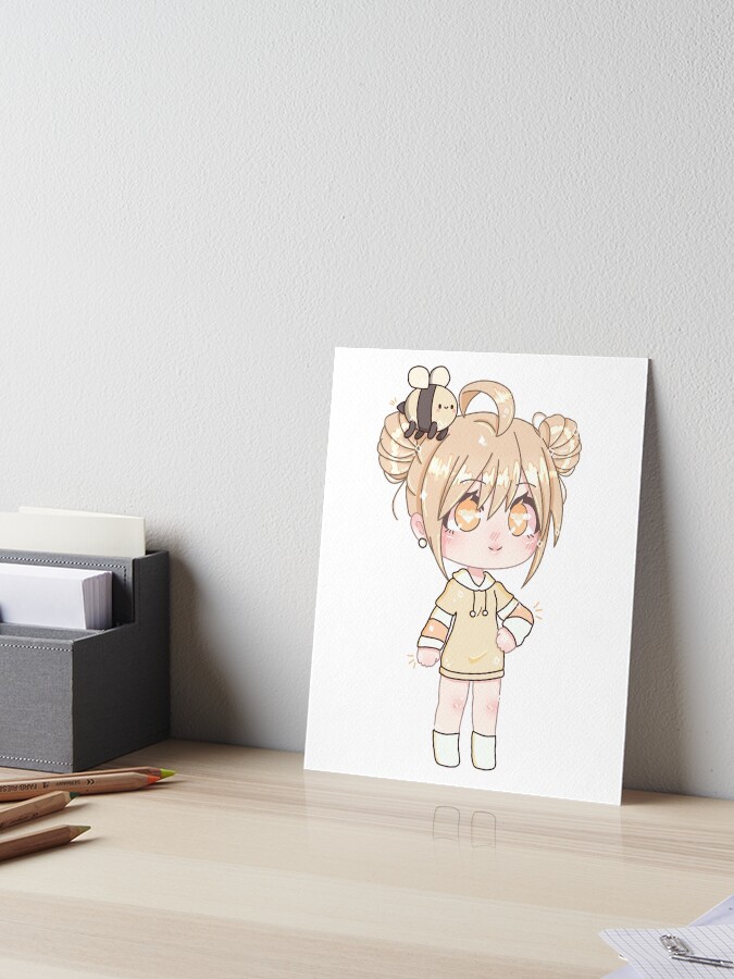 Oc In Gacha Life Art Board Print for Sale by Minisheldon