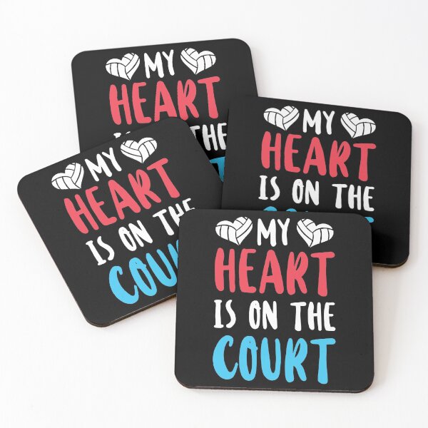 Item preview, My Heart Is On The Court - Volleyball Lover Gift Design designed and sold by OM-That.