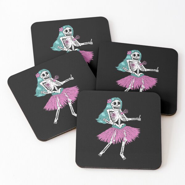 Item preview, Hula Skeleton Girl designed and sold by Wolfmask Art.