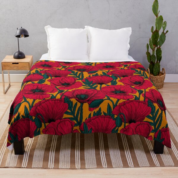 Item preview, Red poppy garden designed and sold by Katerina Mitkova Kirilova.