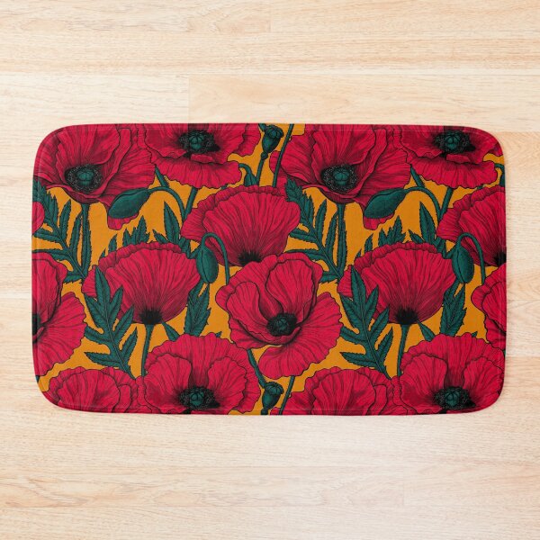Item preview, Red poppy garden designed and sold by Katerina Mitkova Kirilova.