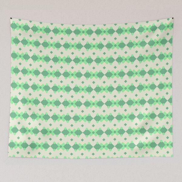 Item preview, green square abstract pattern designed and sold by Bob Wong.