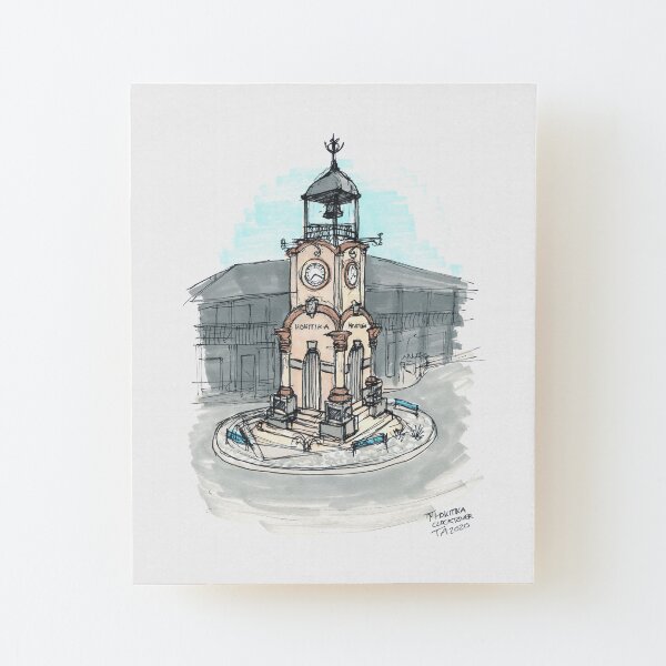 Tour Aotearoa 2020 - Hokitika Clocktower Wood Mounted Print