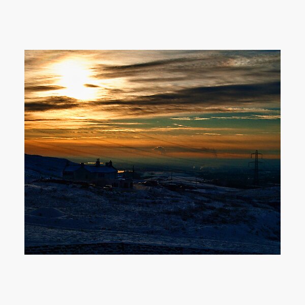 Towards Rochdale - HDR Photographic Print