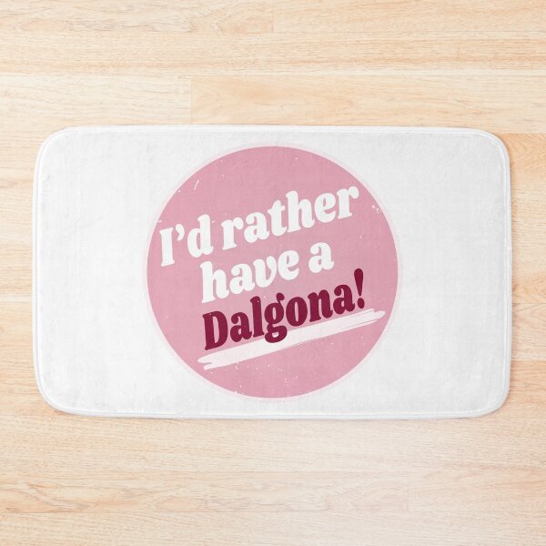 Item preview, I'd Rather Have A Dalgona (Funny Quote - Vintage Retro Purple Pink - Coffee Quote) designed and sold by SassyClassyMe.
