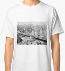 Camiseta clásica Manhattan Black and White Photograph