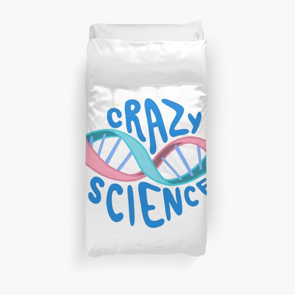 Cophine Crazy Science Typography Quote Duvet Cover