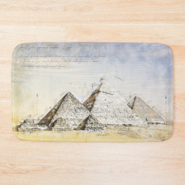 Item preview, Pyramides of Giza, Cairo Egypt designed and sold by Theodor Decker.