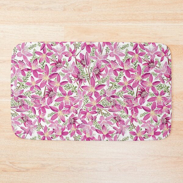 Item preview, Springtime Starflower Garden Pattern - Romantic vintage Pink color palette designed and sold by Sketchbook Designs.