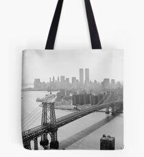 Bolsa de tela Photograph of NYC and The Williamsburg Bridge